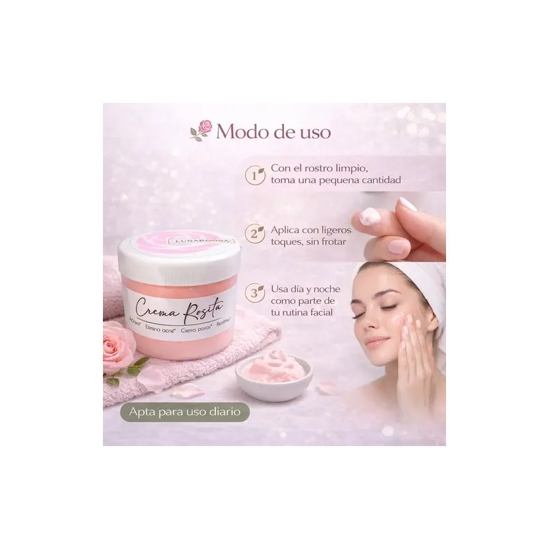 2 Crema Rosita De Obregón Original 100gr Natural Rejuvenece