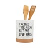 Enesco Our Name is Mud Excuse The Mess Splatter Canister