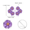 EVER FAITH Boho Flower Earrings, Large Statement Daisy Earrings for