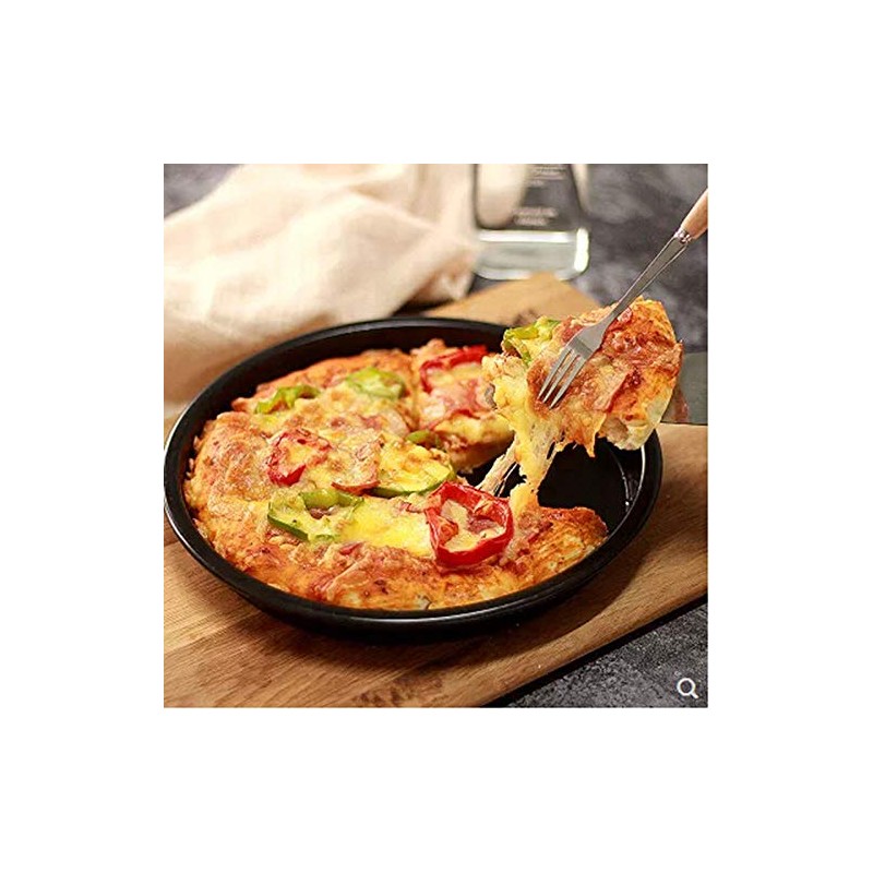 LaiYHe, 12" Pizza Pan Professional Premium Deep Dish Non-Stick Bakeware,