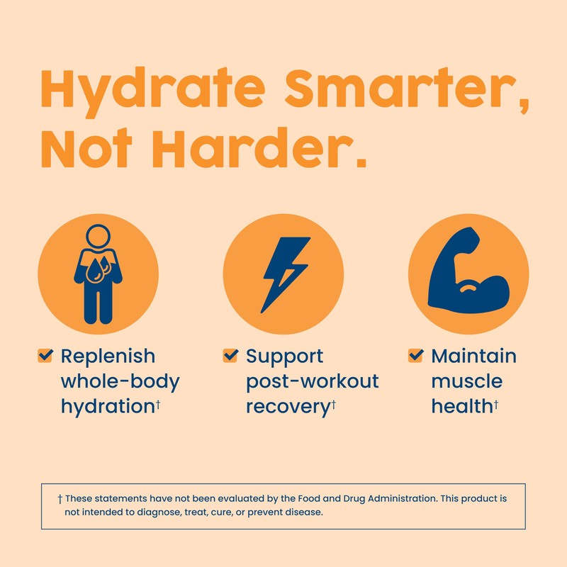NativePath Native Hydrate Stick Packs, Sugar Free Electrolytes Powder with
