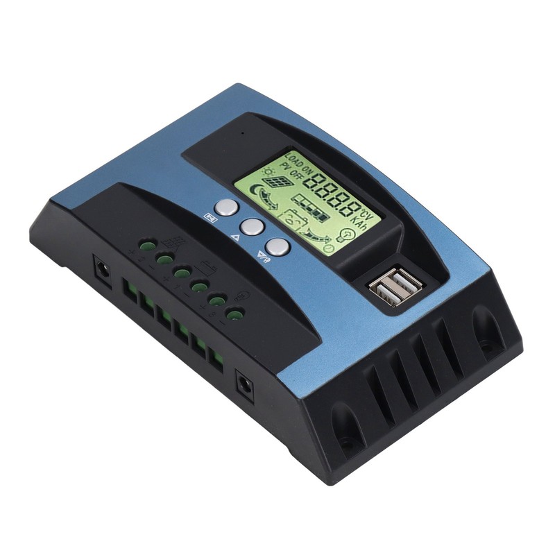 MPPT Solar Charge Controller 12V 24V Auto Identification LCD Display