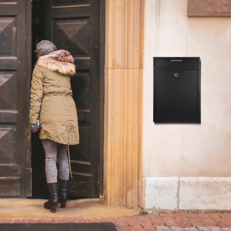 Yaocom Locking Mailbox with Key for Outdoor 16.2 x 11.2