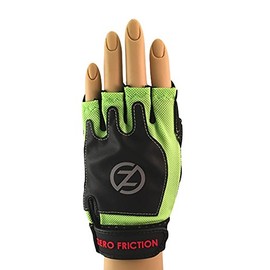 Zero Friction Women's Fitness Gloves with Strap, One Size, Green