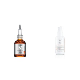 Serum Anti-Oxidante Vitamina C Vichy Liftactiv Supreme 20 ml + Protector Solar Facial UV-Age Daily Anti-Edad con Color FPS50+ Capital Soleil 40 ml