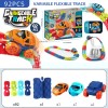 Sinomund 95PCS Car Track Set Race Track Toys for Boys