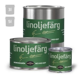 Ottosson Färgmakeri Linseed Oil Paint -Chromium Oxide Green - 1 Liter