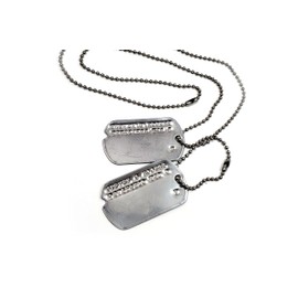 Steve Rogers Captain America WWII Military Dog Tags - Screen Accurate