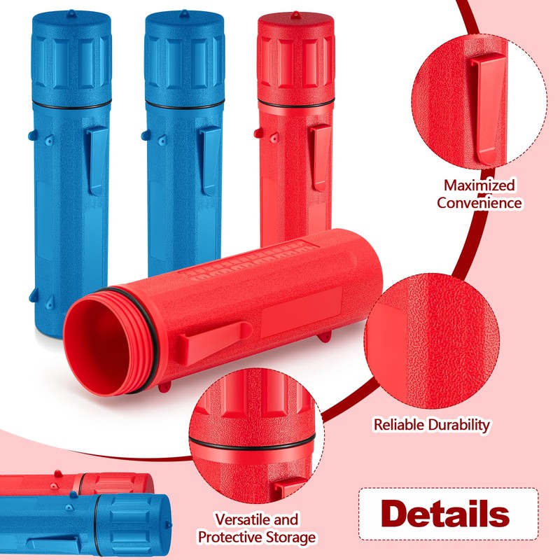 Zonon 4 Pcs Electrode Rod Storage Tube 14 Inch Airproof