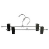 Clothes To Use Non Fall Skirt Hangers with 2 Pairs Steel