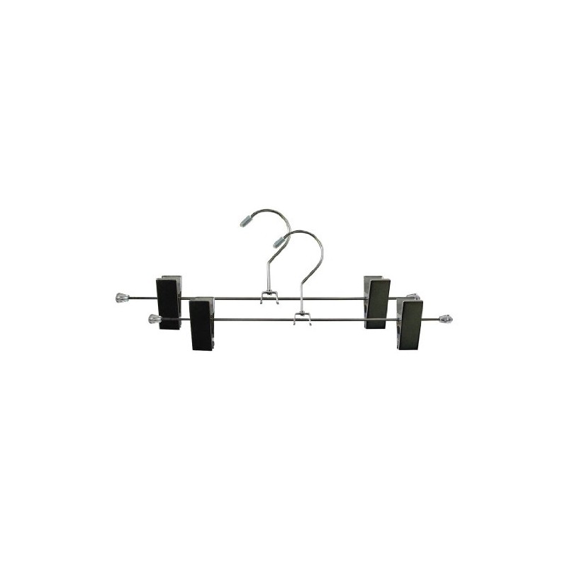 Clothes To Use Non Fall Skirt Hangers with 2 Pairs Steel