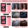 2 en 1 Peine con Tinte de Cabello，Cubre Canas en