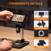Elikliv Coin Microscope, 4.3'' LCD Digital Microscope 1000x, Coin Magnifier