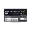 6-mil Disposable Nitrile Gloves, Black, Large, Food-Safe & Powder-Free