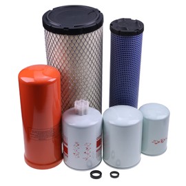 Filters Kit J934429 J931063 J930942 222425A1 222429A1 D126922 Compatible with Case 1845C & 1840 Maintenance (Radial Seal Air Filters)