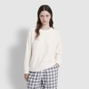 JAJU [JAJU] Women's Microfiber Pajama T-Shirt_Ivory