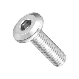 METALLIXITY Flat Head Hex Socket Cap Screws Bolts(M6-1x20) 25Pcs, 304 Stainless Steel Hex Socket Furniture Bolts Countersunk Screws - for Furniture Woodworking Project, Silver Tone
