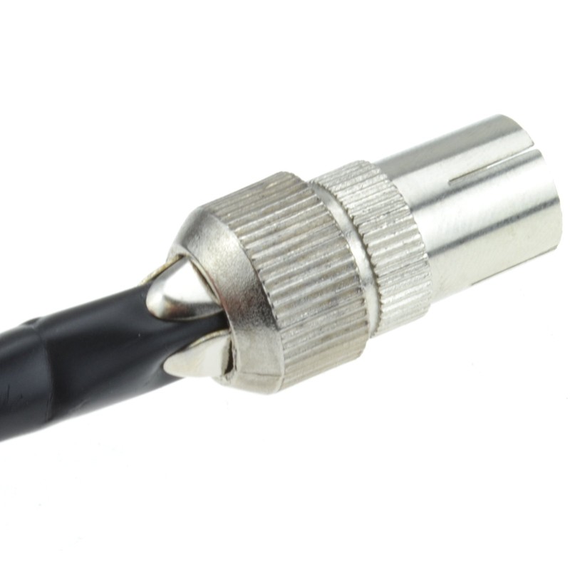 kenable TV RF Female Self Crimping Coax Plug for Coaxial