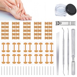 Professional Ingrown Toenail Corrector Set with Toenail Correction Strips, 2025 Upgraded Ingrown Toenail Removal Kit, Toenail Correction Strips & Ingrown Toenail Corrector for Home Pedicure Care