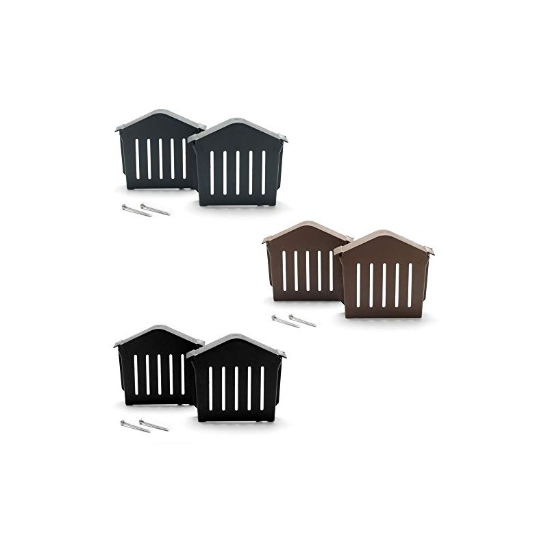 Manthorpe Dry Verge Starter Kits/Eaves Closure Units (Brown)