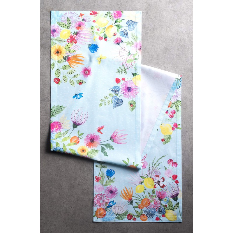 Maison d' Hermine Tablerunner 100% Cotton Table Runner Decorative Washable
