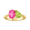 Ross-Simons 1.60 Carat Pink Topaz and .90 Carat Peridot Toi