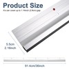 Jiekayi 2Pack 36" Metal Door Draft Stoppers,Door Sweep, Noise Blocker