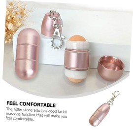 Ipetboom Practical Volcanic Stone Oil Absorbing Sided Facial Massager for Control Portable Skin Care Tool for Go Use for All Skin Types