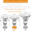 BOGAO Par20 Bulbs, 2 Pcs 120V 50W Par20 Light Bulbs,