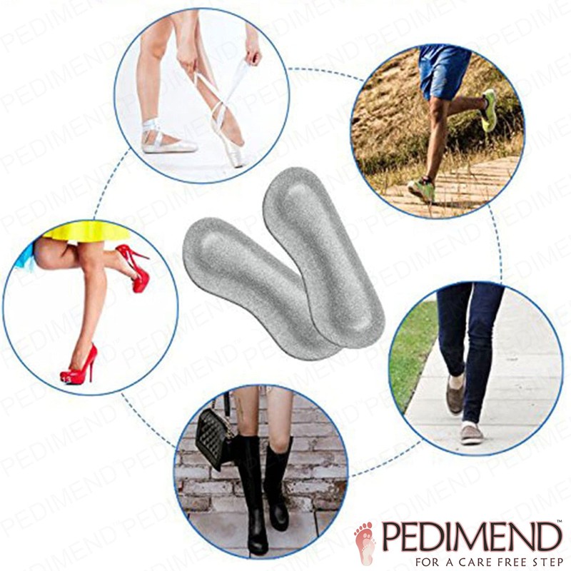 Pedimend™ Suede Leather Heel Grips Shoe Boot Comfort | Soft