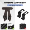 NHHEO Car Hook for Headrest Co-Pilot Glovebox 4 Pcs Universal