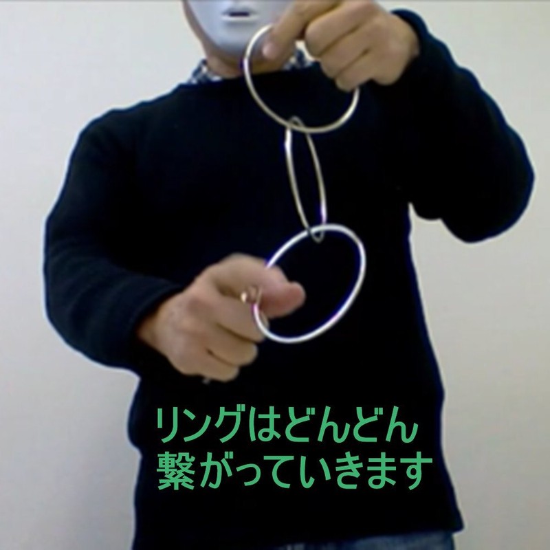 "Urara Trick" Magic China Ring (Urara Trick Production, Explanation Video,