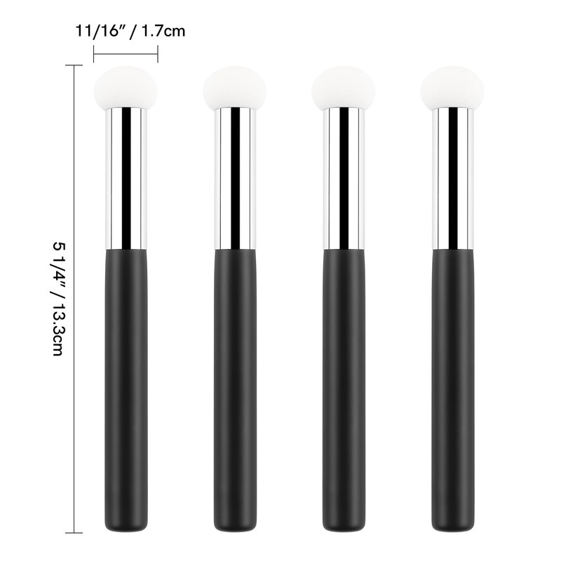Briartw 20 Pcs/Pack Sponge Applicators, Mini Paper Pouncers for Card