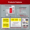 Natupal Generator Interlock Kit Compatible with GE 100 Amp Panels.