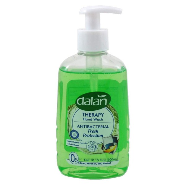 Dalan Hand Wash Anti-Bacterial Fresh Protection 10.15 Ounce Pump (300ml) (Pack of 2)