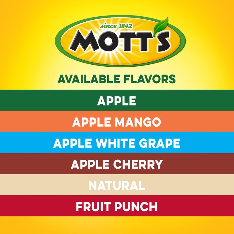 Mott's 100 percent Apple White Grape Juice, 6.75 fl oz