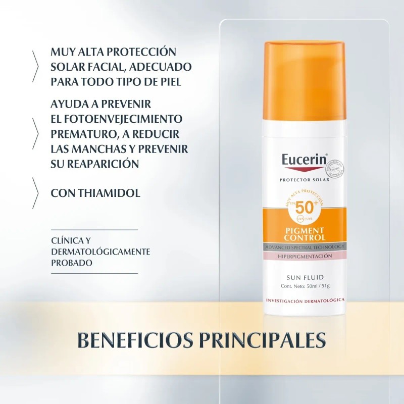 Eucerin Protector Solar Facial Pigment Control Fps 50ml