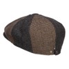 Jeanne Simmons Men's Two Tone Wool 8 Panel Newsboy Hat
