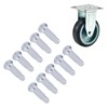 10Pcs Casters Screw Sturdy Durable Convenient Widely Application Conventional Screws