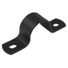 Zorfeter 12 Pack 1"/25mm Pipe Strap, Black U-Clamps Metal Clamps