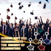 WILLBOND 20 Class of 2025 Grad Keychains - Rubber Key