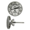 tel-tru bq225 barbacoa termómetro, 5,1 cm Dial de aluminio, 6,3