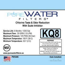 PureWater Replacement Water Filter Cartridge for Keurig P versions B150, K150 B155, K155 & all K2500 K3000 B3000SE K3500 K4000 (Pack of 3)