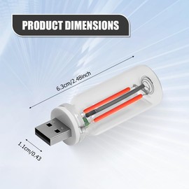 HQRNYP USB LED Car Interior Atmosphere Light, Car USB Night Light, Plug-in Auto Ambient Lighting Retro Lamps, Touch Adjustment LED Automotive Night Lamp Auto Accessories for bedrooms Camping (Pink)