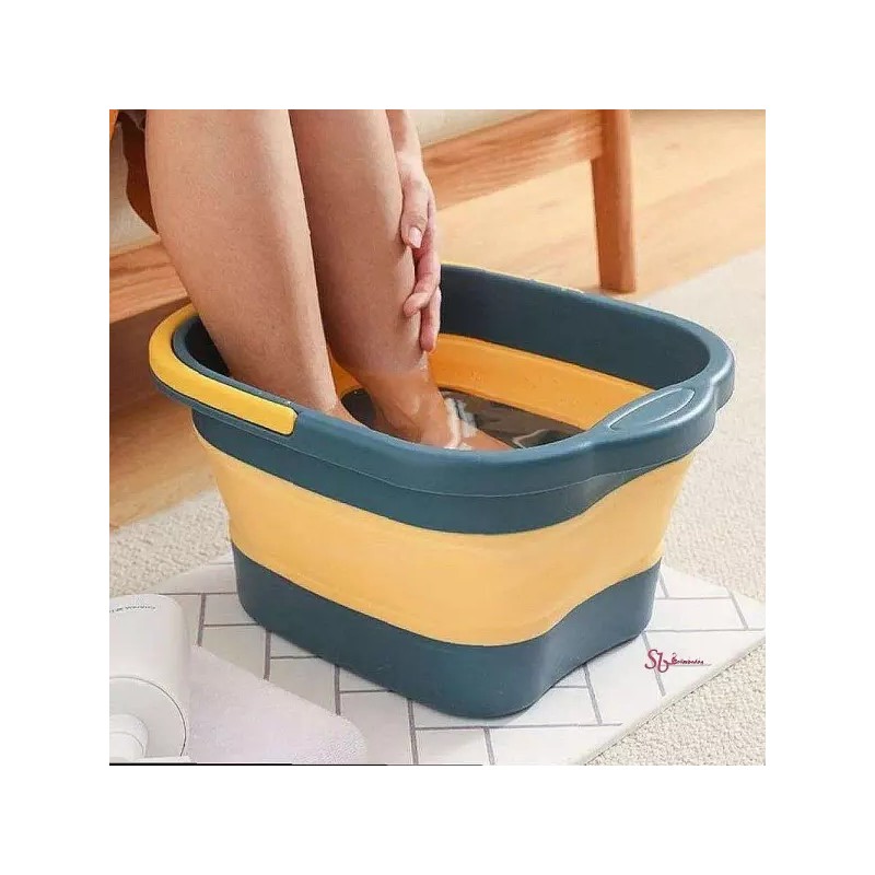 휴대용 접이식 발마사지 바구니 족욕통 대야cde245 Portable Folding Foot Massage