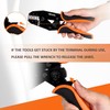 KF CPTEC Ratcheting Crimping Tool Kit 5PCS - Quick-Change Jaws