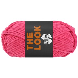 LANA GROSSA The Look Velvety Soft and Sturdy Chenille Yarn Hand Knitting Yarn Made of 100% Polyester 100 g Wool for Knitting and Crocheting 120 m Yarn FB7 FB 7