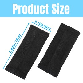 SICAILU Kids Elbow Brace for Sports, 1 Pair Nylon Knit Elbow Pads, Compression Arm Sleeve, Suitable for Boys Girls Teen Basketball Volleyball Weight Lifting (Black, M)