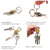 Agility affa "Triple Keychain" Key Holder, Sliding Type, 3 Layers,