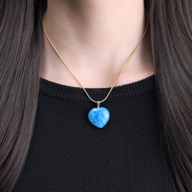 COAI Heart Apatite Amethyst Necklace, apatite, apatite